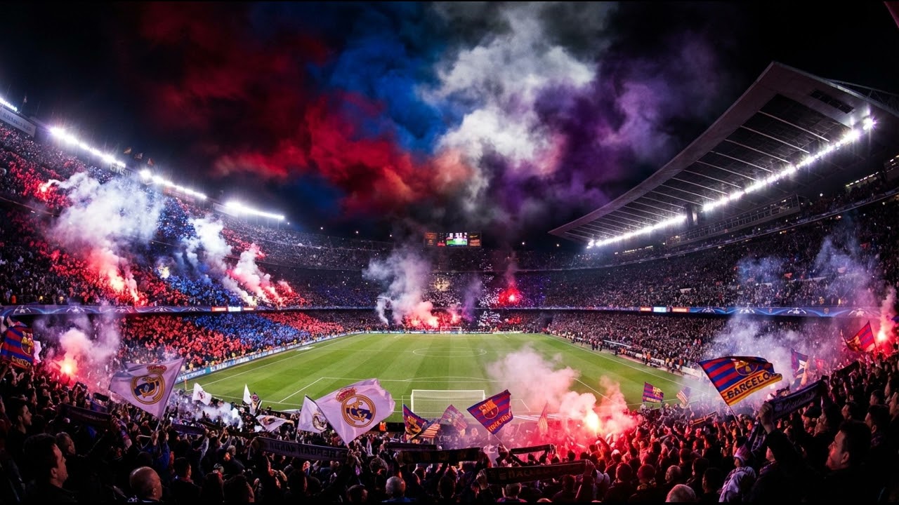 Real Madrid vs Barcelona - Canción del Derby | AI Football Anthem
