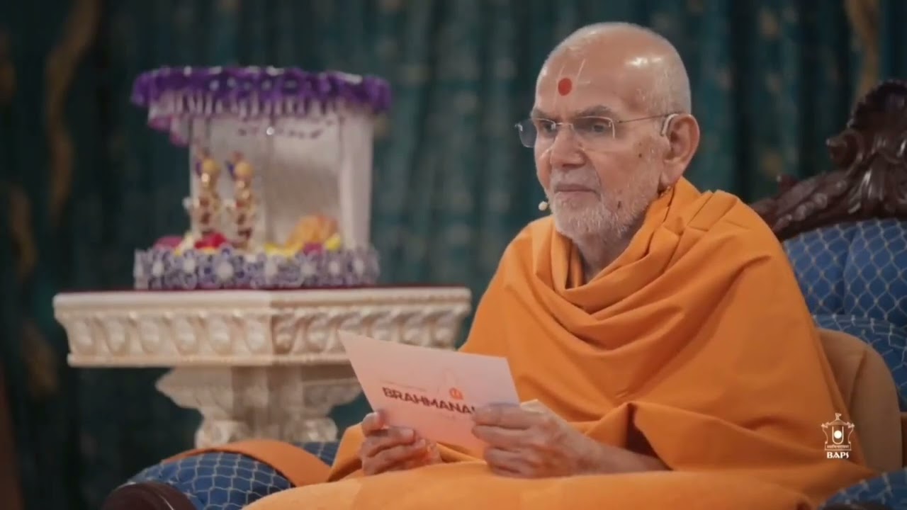Mahant swami maharaj nu nirmani panu!!🙏|| Sadhu Shilnidhi Das || #aksharpurushottam #satpurush