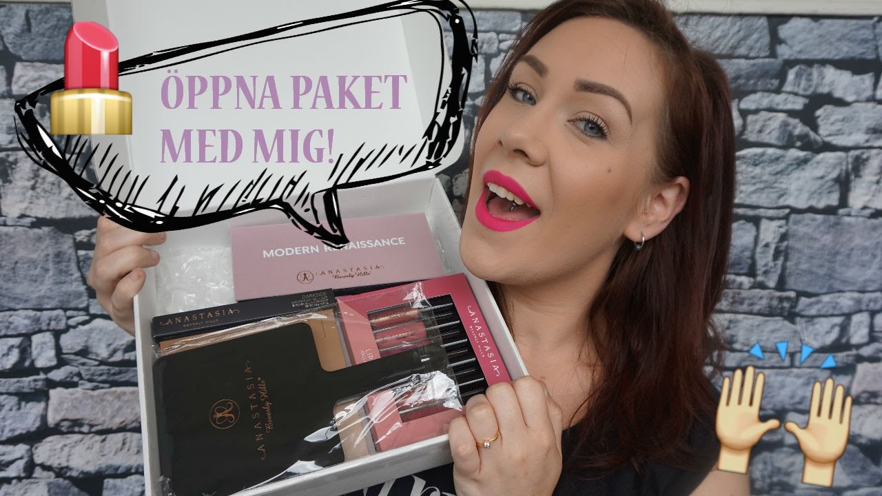 ÖPPNA PAKET MED MIG | Anastasia Beverly Hills MODERN RENAISSANCE | Dragoonfly