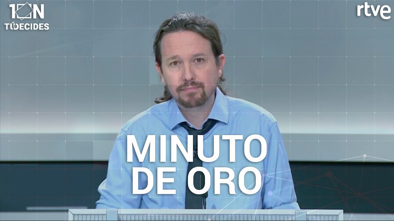 MINUTO DE ORO DE PABLO IGLESIAS | Debate a cinco en RTVE