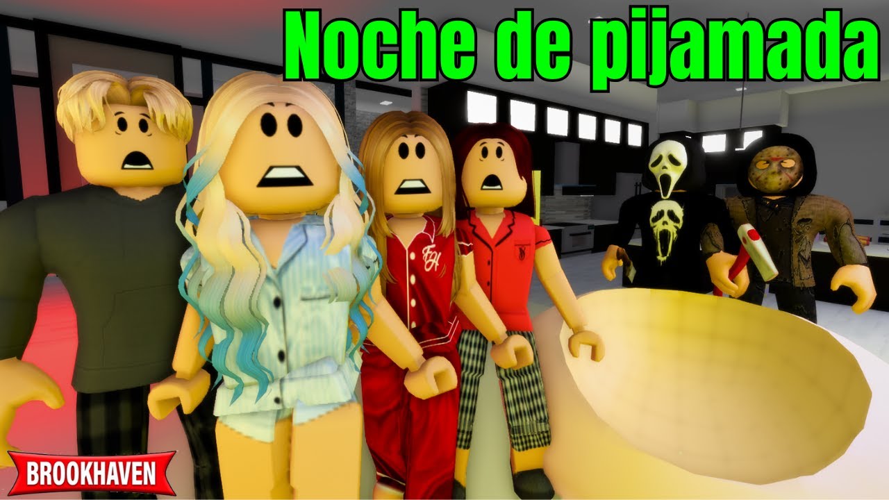 NOCHE DE PIJAMADA | Brookhaven rp | Mini Pelicula - Historia de Roblox