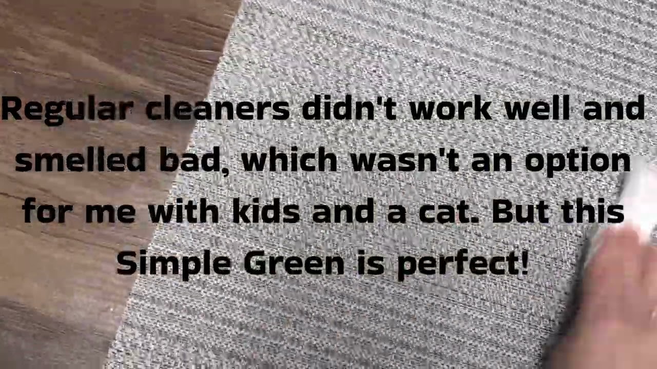 Simple green testing not smelly works good! #cleaning #momslife #dailyrutien 