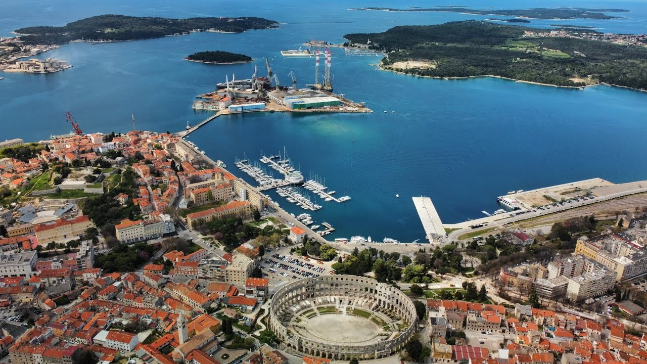 PULA by drone 2023. (4K)