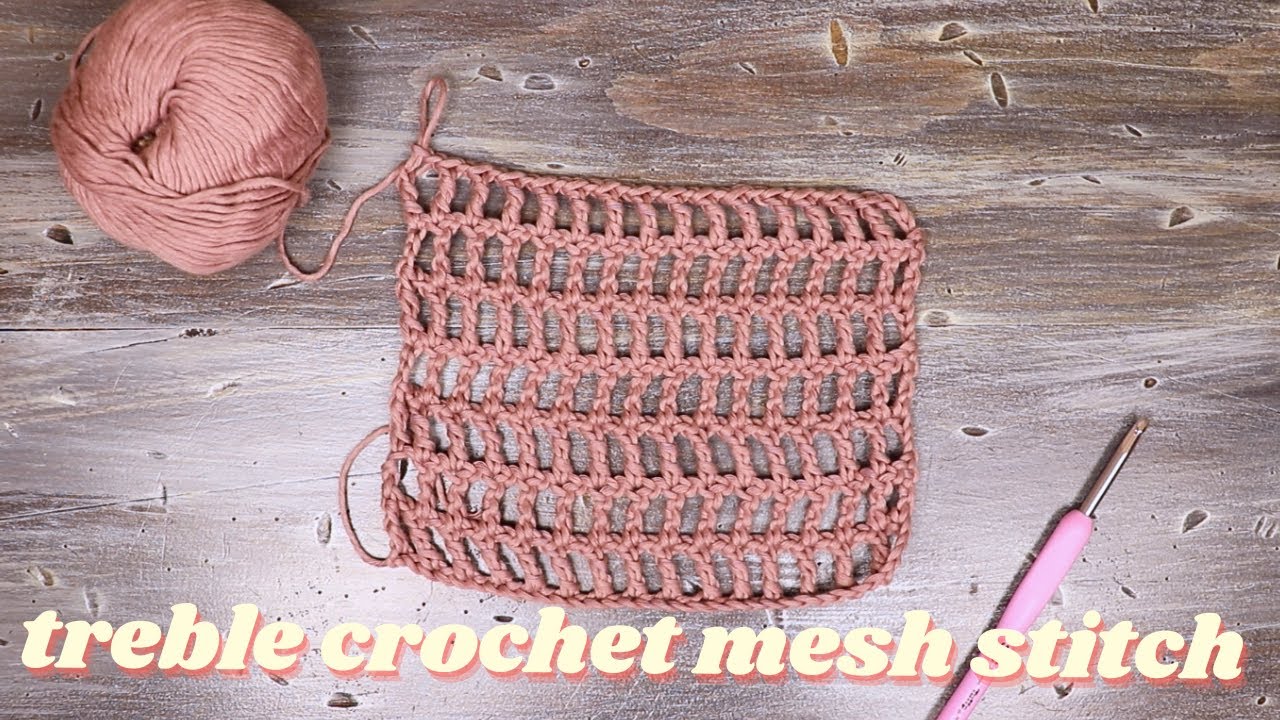 How To Crochet Mesh Stitch | Very Easy!!