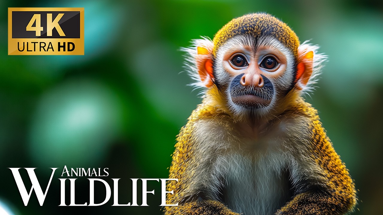 🌅 Soft Morning Wildlife 4K 🐾 Breathtaking Untouched Beauty with Relaxing Piano Spirit for Peace