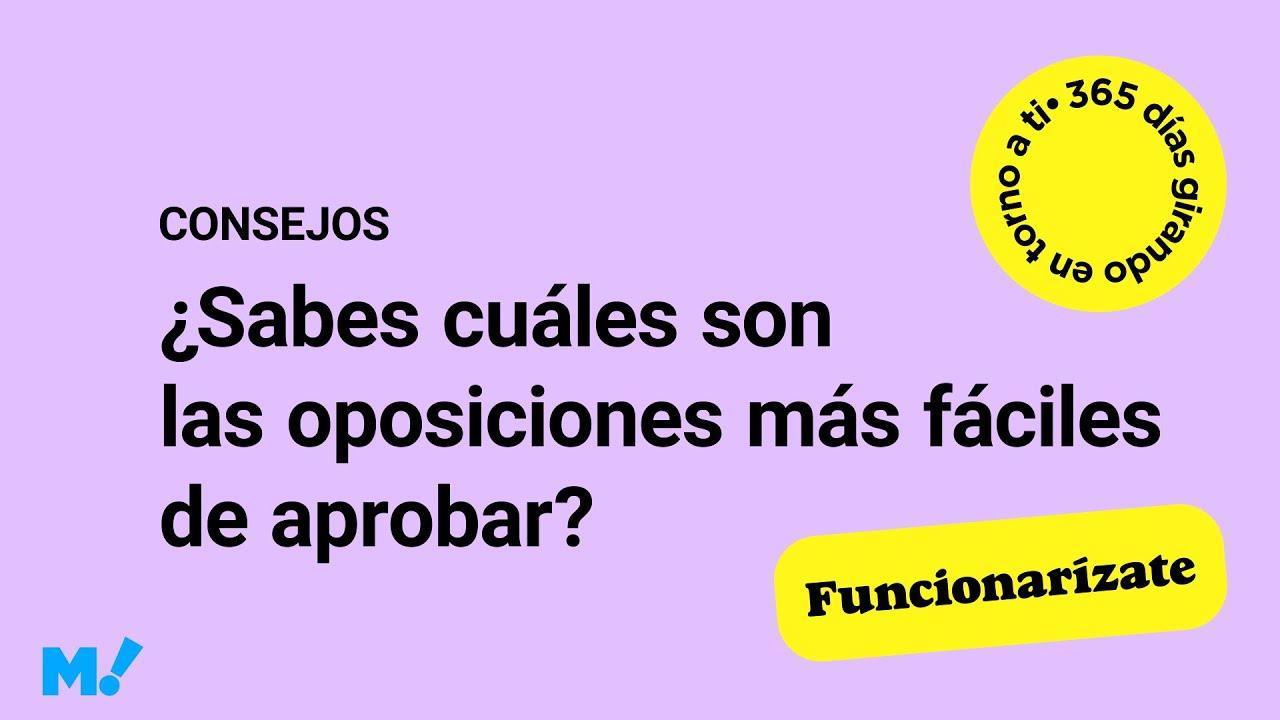 ¿Sabes cuáles son las oposiciones más fáciles de aprobar? | Mundopositor 🌍