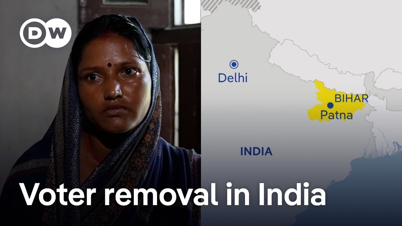 Millions face being struck off the voter lists in India's Bihar state | DW News