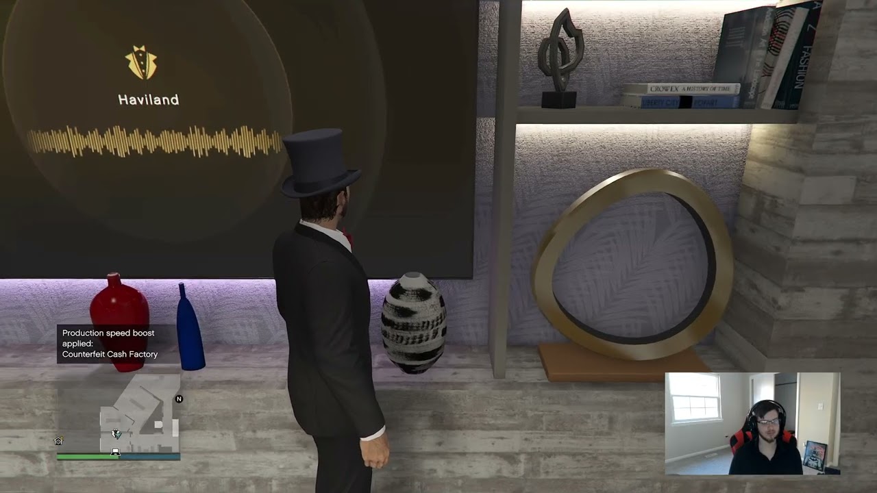 Chillin on GTA doing small tasks for money