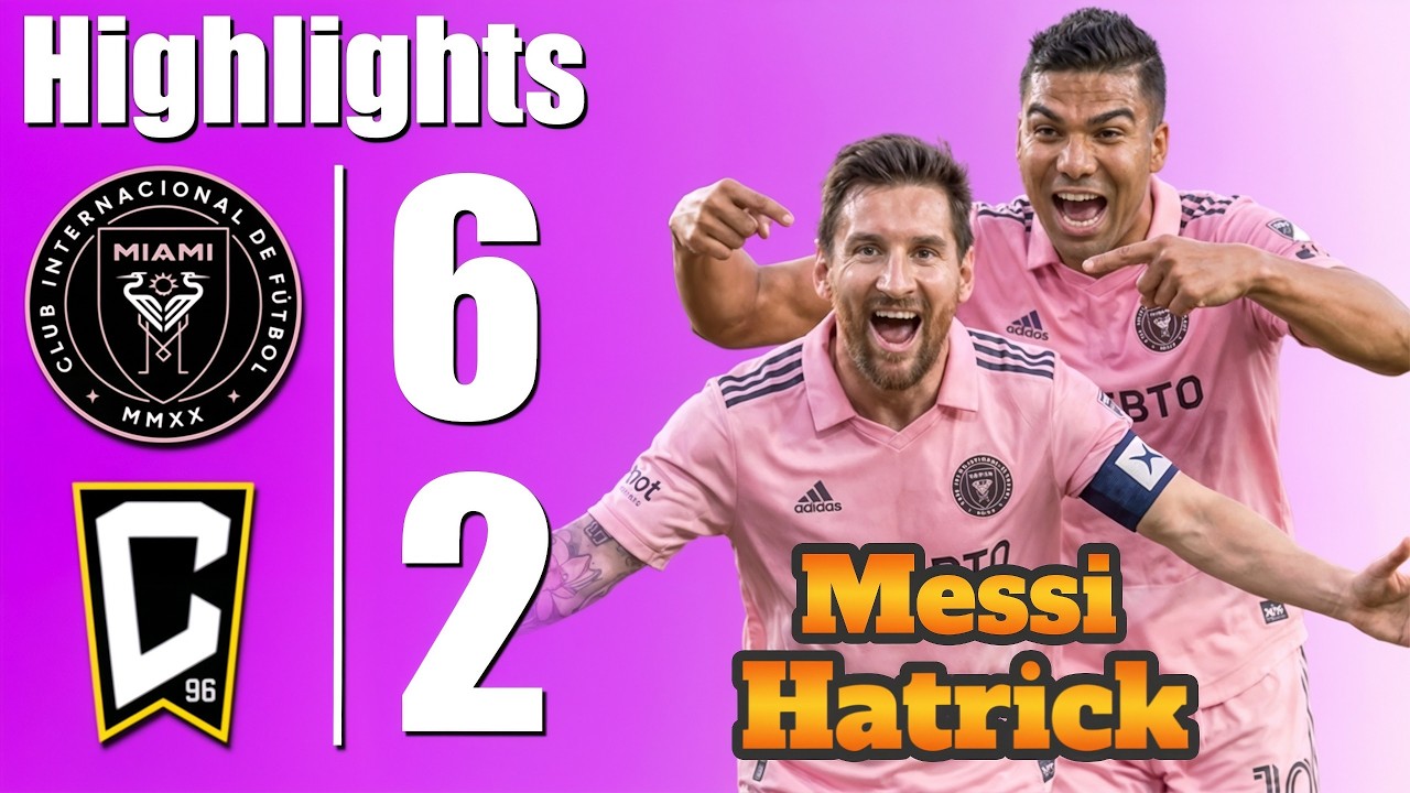 Messi Hat-Trick 💥 Inter Miami vs Columbus Crew 6-2 - All Goals & Highlights - 2026
