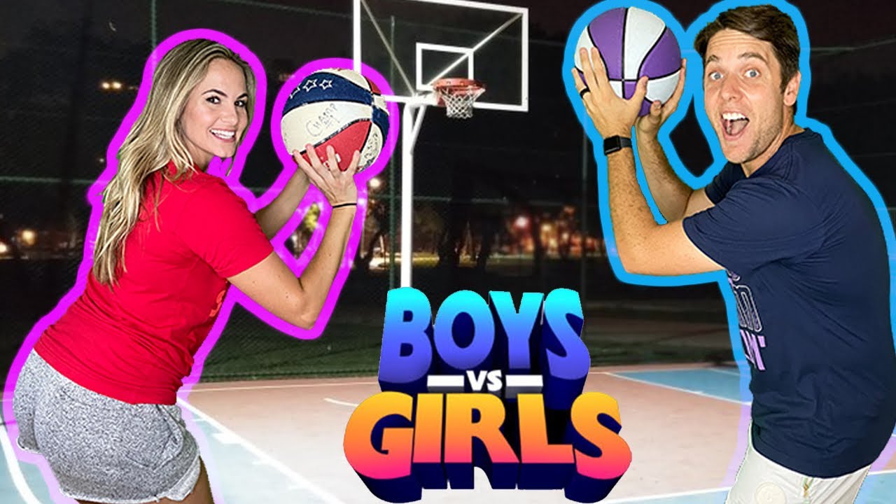 GIRLS vs BOYS BASKETBALL SKILLS CHALLENGE!! *Tic Tac Toe*