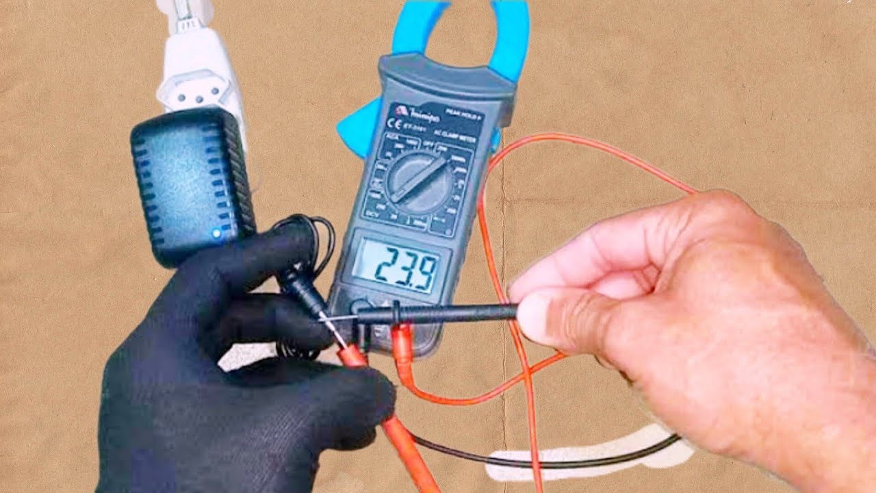Como testar fonte com entrada 127/220 volts tensão alternada e saída 24 volts tensão continua