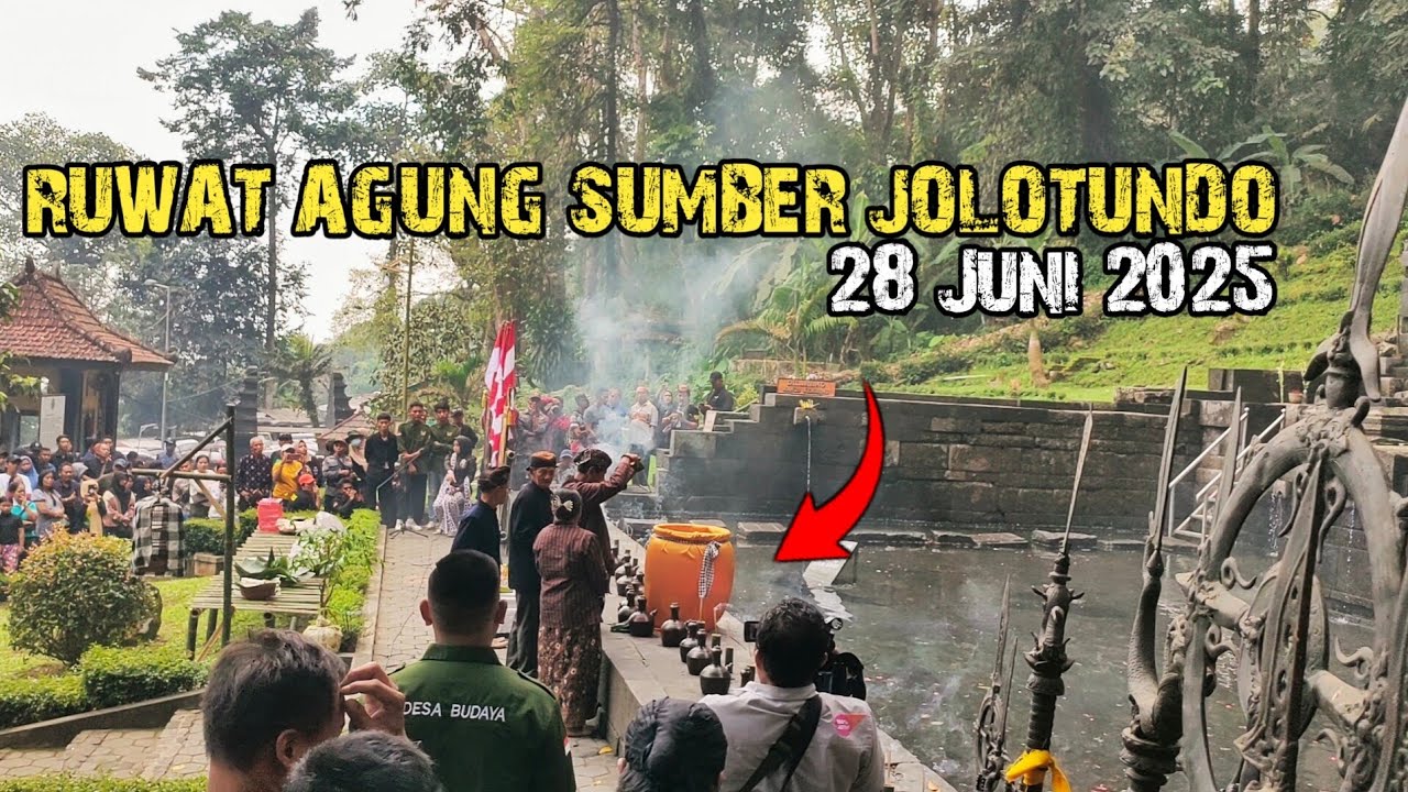 Ruwat Agung Sumber Jolotundo 2025 | Tradisi Suci di Lereng Gunung Penanggungan !!