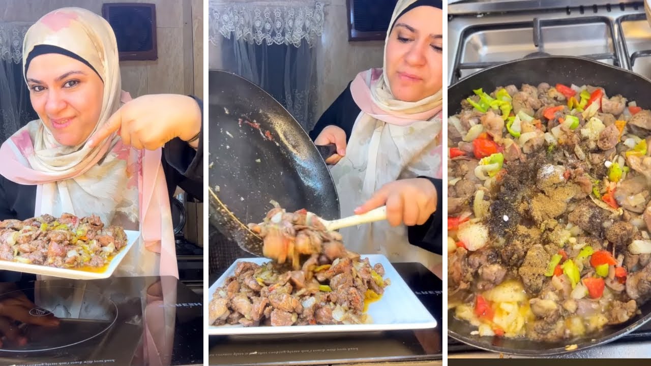 كباب الغلابة كبد وقوانص 11 سنة مش عارفة اغير طريقتها