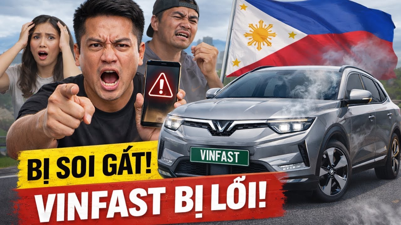 CHẤN ĐỘNG: VinFast bị chỉ trích dữ dội tại Philippines – chuyện gì xảy ra?