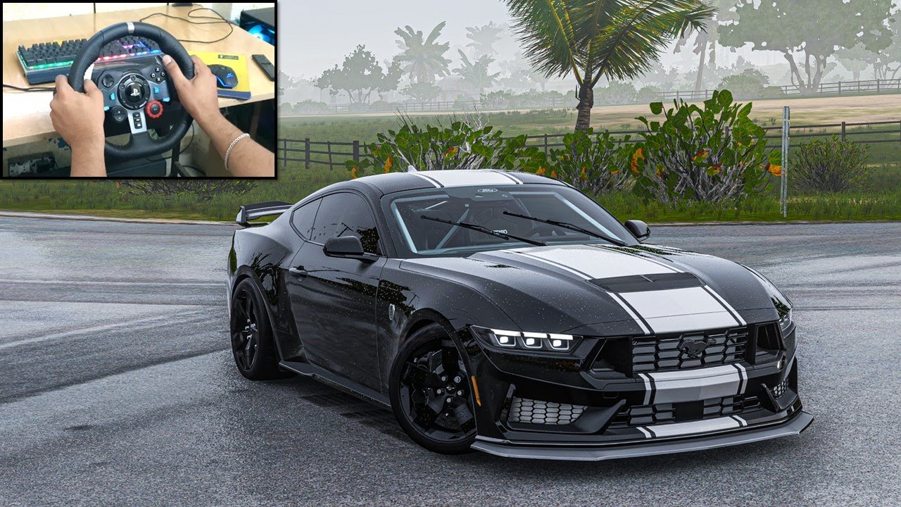 Forza Horizon 5 - Ford Mustang Dark Horse 2024 | Logitech G29 Steering Wheel