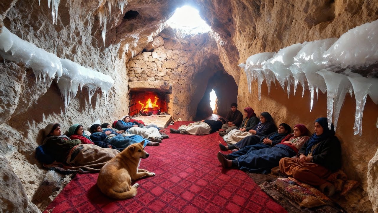 Surviving 15 Days in Death Ice Cave - 20 People, 1 Fire, UNBELIEVABLE Ending