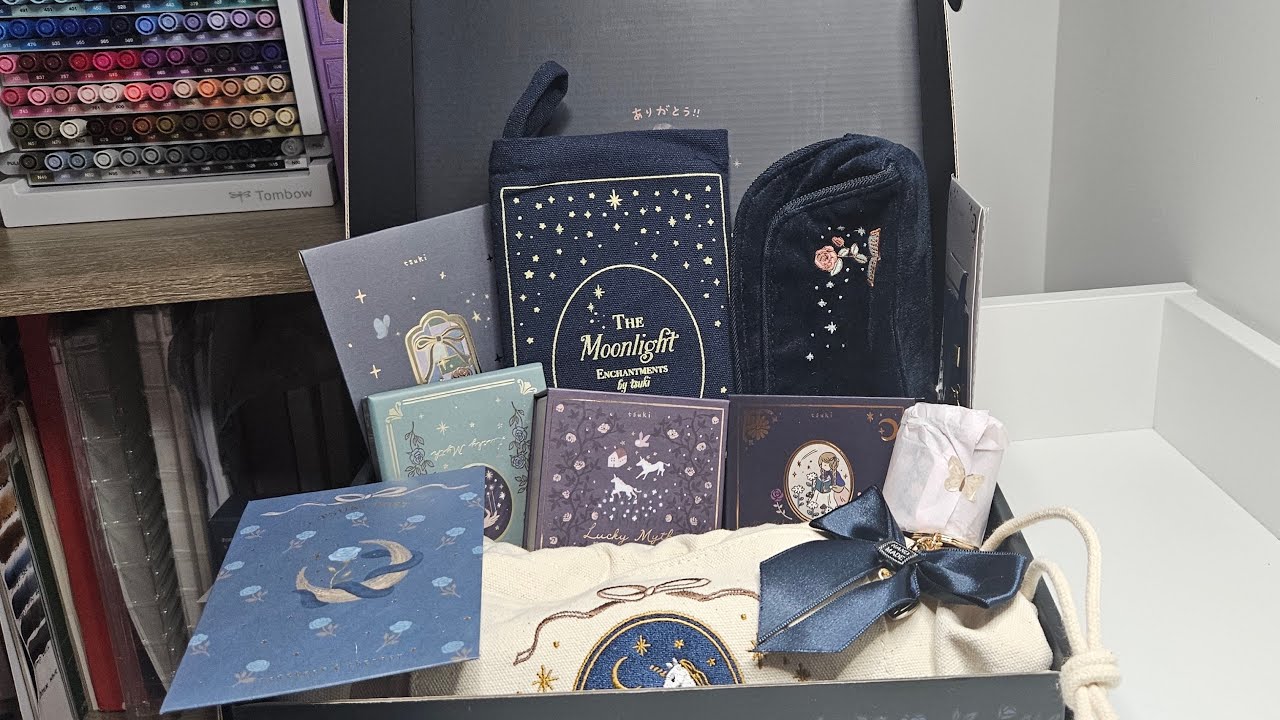 Unboxing Notebook Therapy Tsuki Lucky Bag 2025 | Lucky Myth 🦄