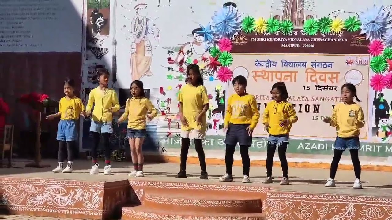 Banana chacha dance by kv ccpur students