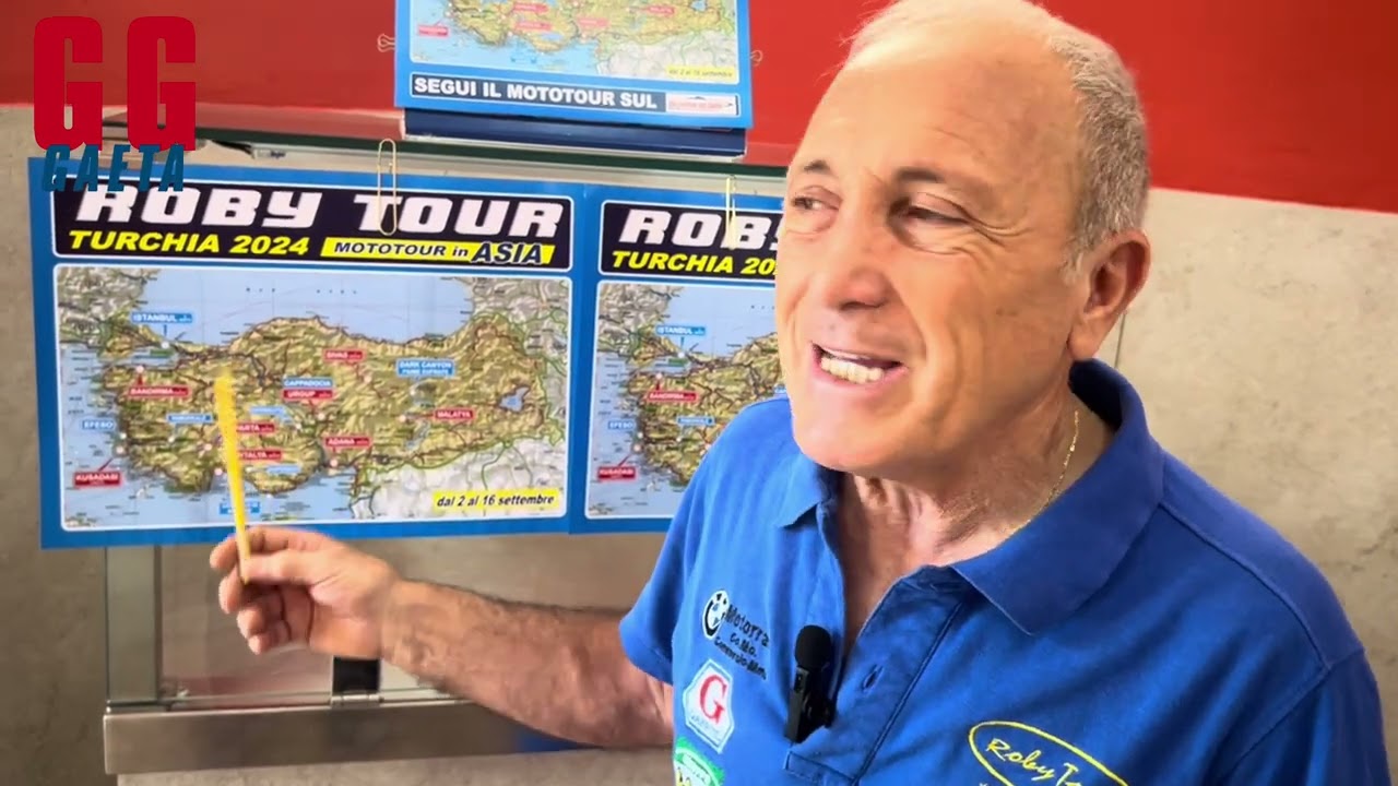 Roby Tour 2024, in moto per la Turchia