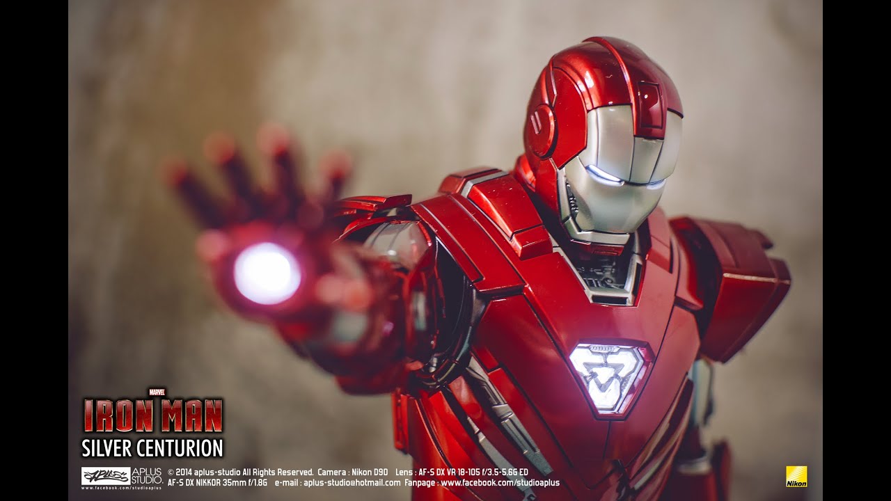 REVIEW : Hottoys Ironman Silver Centurion MMS 213
