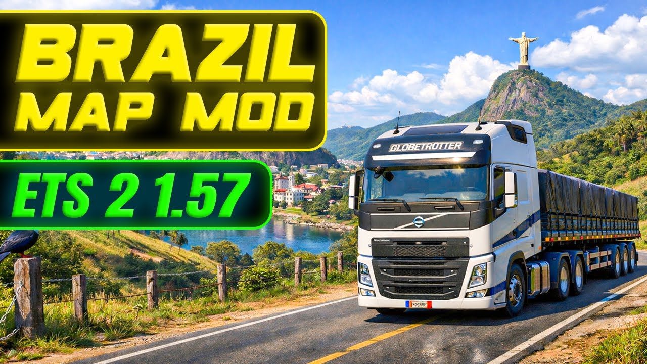 Euro Truck Simulator 2 Brazil Map Mod Install | Beginners Guide (Hindi)