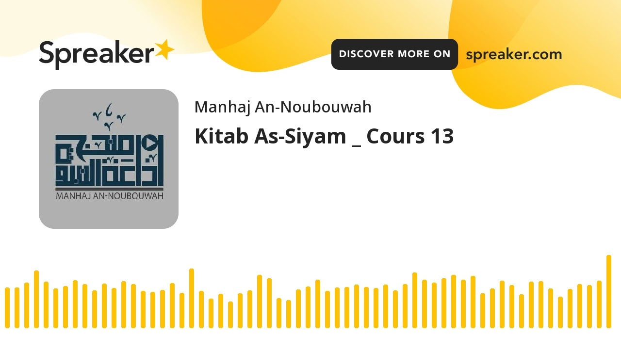 Kitab As-Siyam _ Cours 13