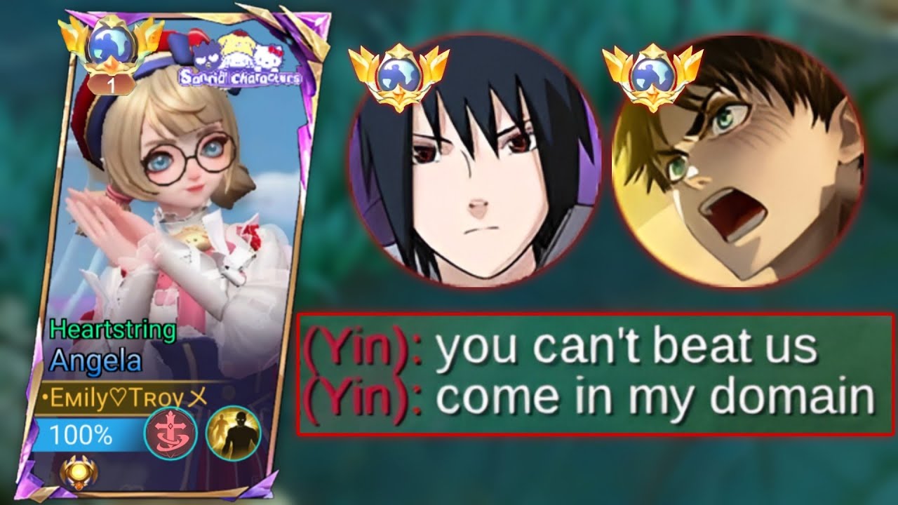 SORRY SASUKE & EREN BUT YOU CAN'T BEAT MY HELLO KITTY!!! | GLOBAL ANGELA SOLO RANK MO EDIT GAMEPLAY🌸