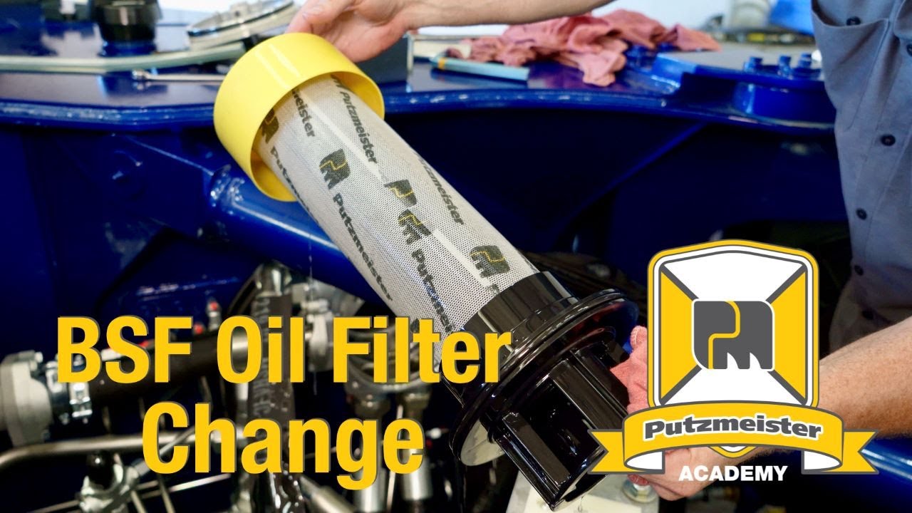 Hydraulic Oil Filter Change | Putzmeister BSF Maintenance | Putzmeister Academy