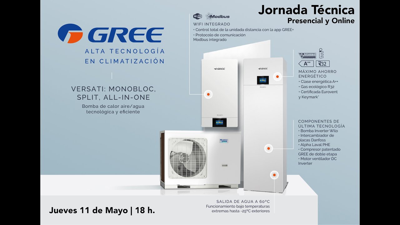 Presentación nueva gama de aerotermia GREE