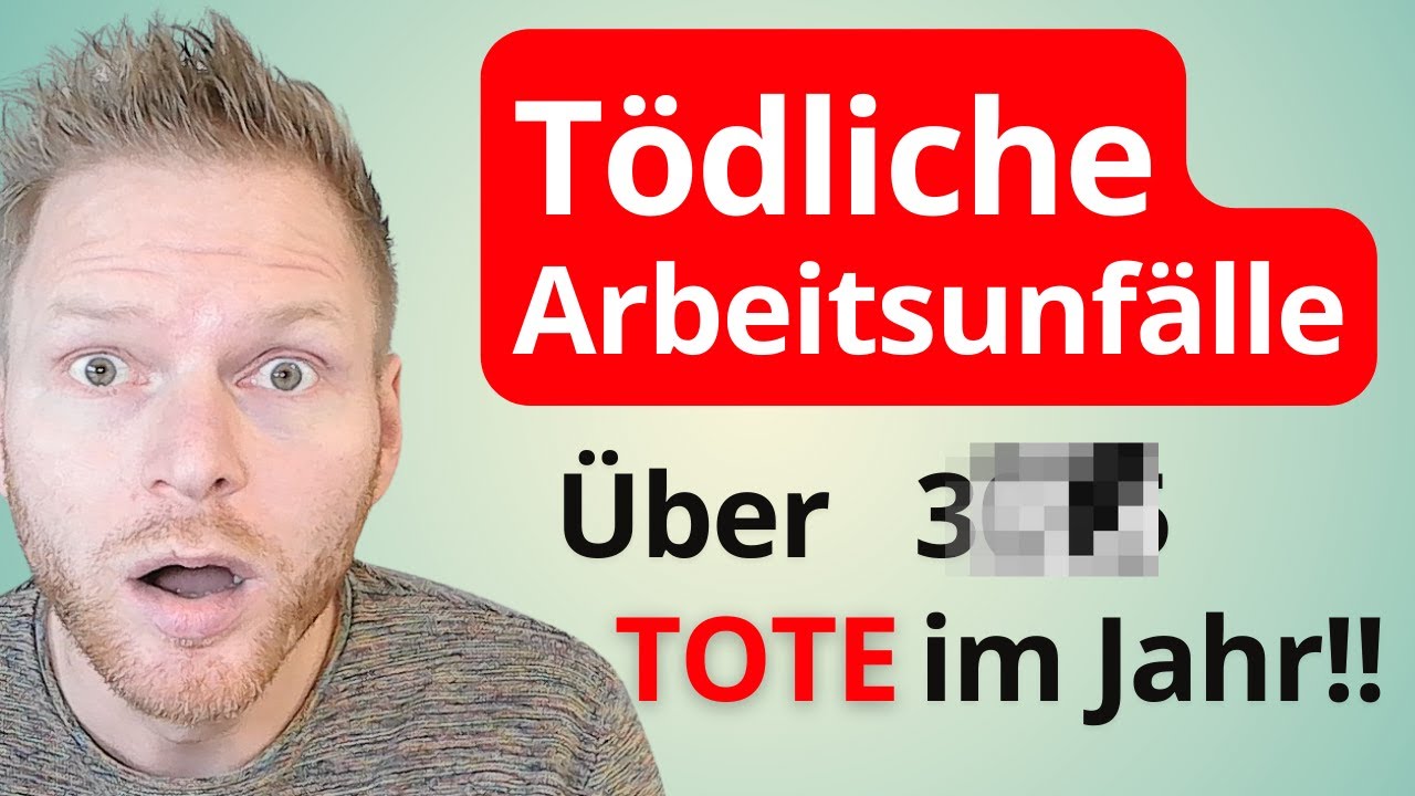 Heftig! Tödliche Arbeitsunfälle in DE - DGUV Fakten, Statistiken, Ursachen und Lösungen