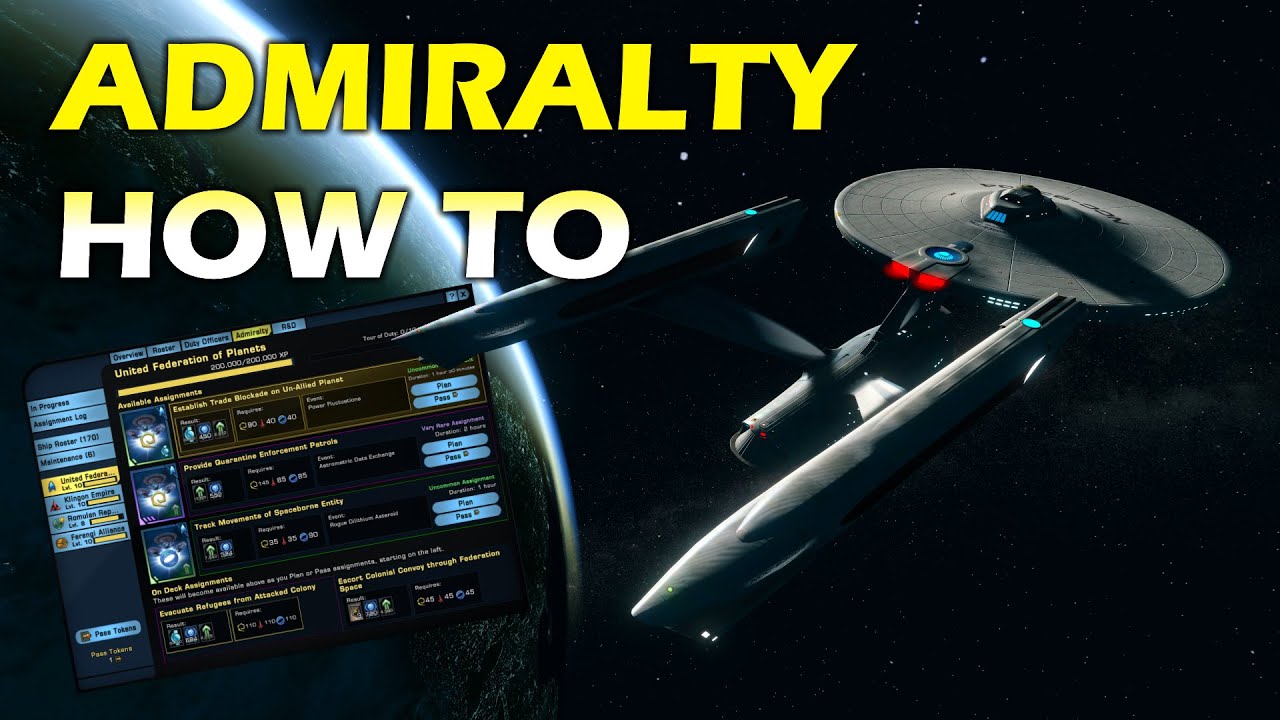 Руководство для начинающих по системе Адмиралтейства🖖Star Trek Online