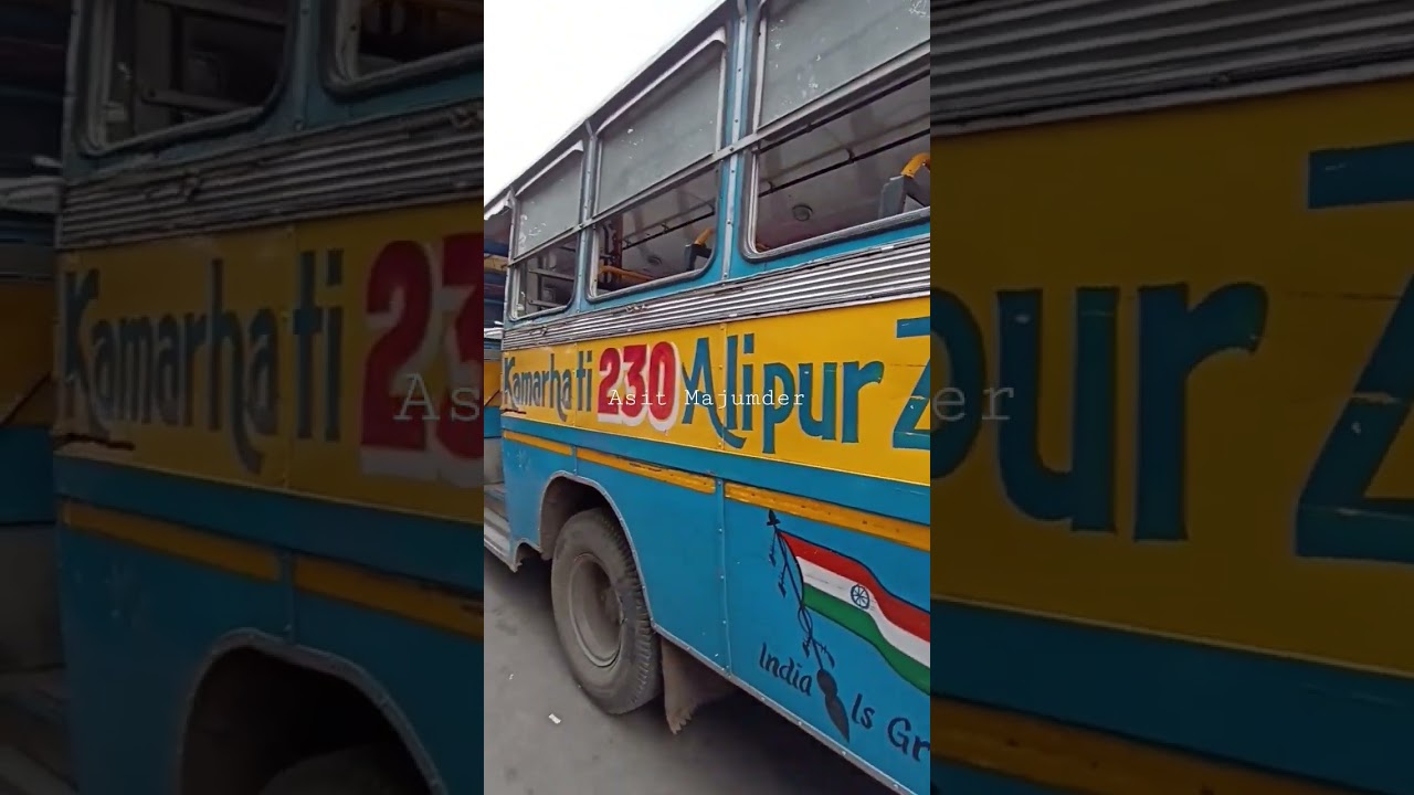230 Kamarhati - Alipur Zoo 🤩 Bus Route #kolkatabus #viralshorts