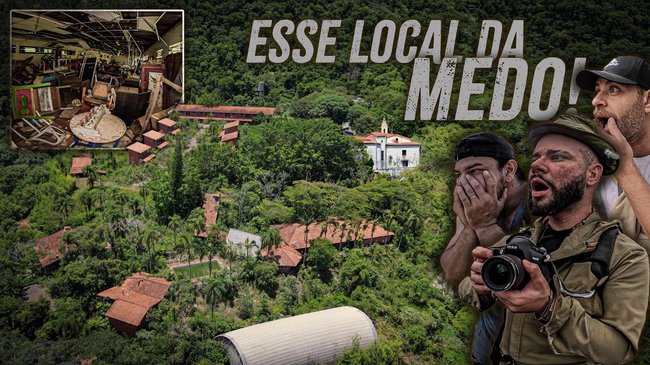 HOTEL ABANDONADO NA FLORESTA QUE PERTENCEU A MILIONÁRIOS. NOS FEZ TEMER PELO PIOR APÓS DESCOBERTAS! 