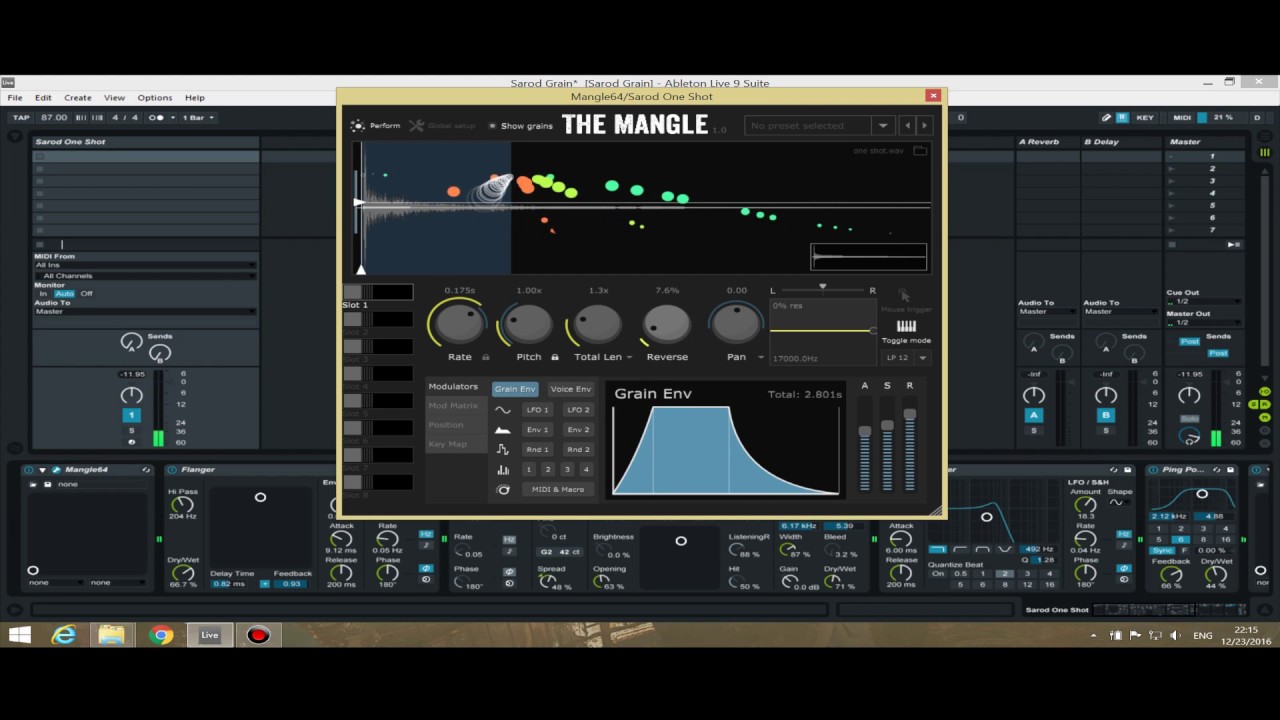 Creating an atmospheric Ambient Pad/Drone with the Mangle Granular Synthesizer Tutorial