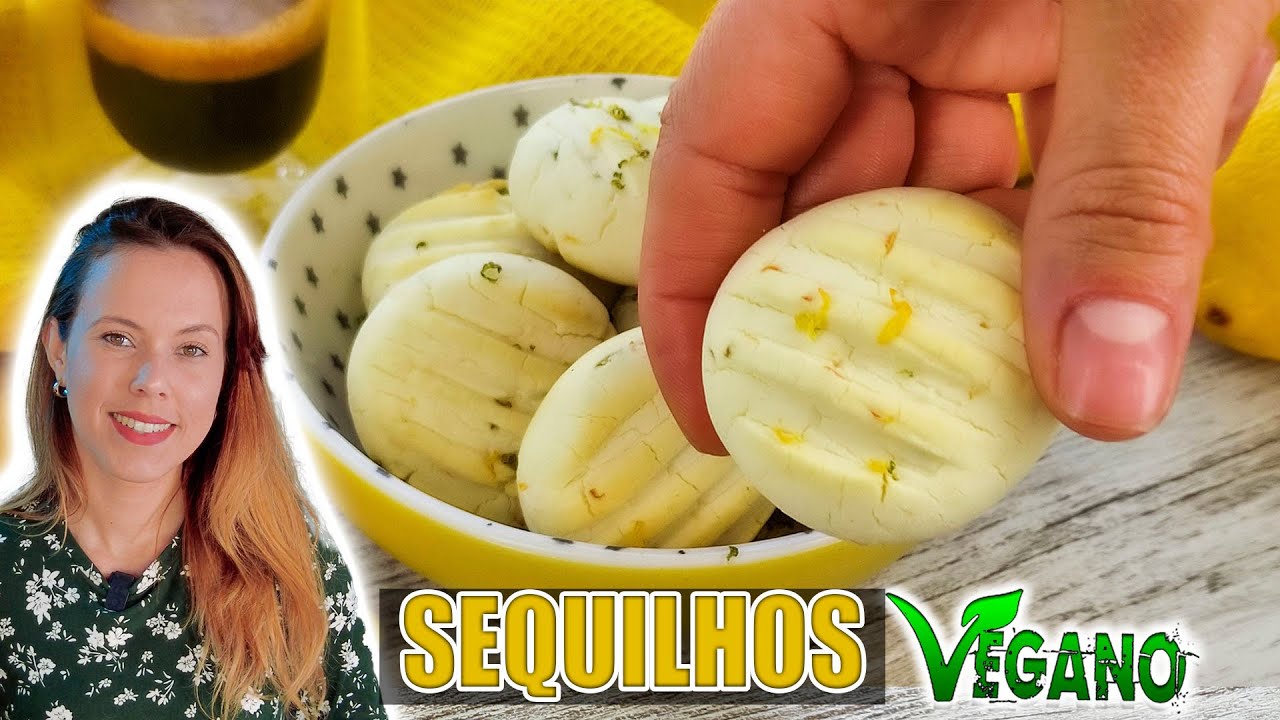 SEQUILHOS VEGANO l BISCOITOS DE MAIZENA FÁCIL E RÁPIDO