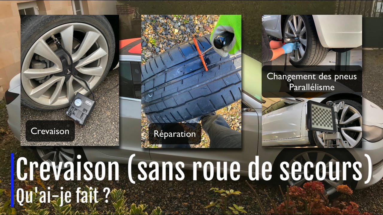 Crevaison sans roue de secours. Qu'ai-je fait ?