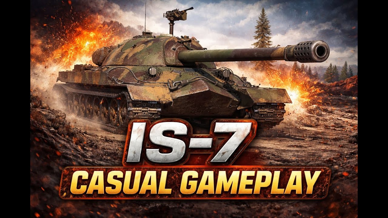 IS-7 Ground RB Gameplay