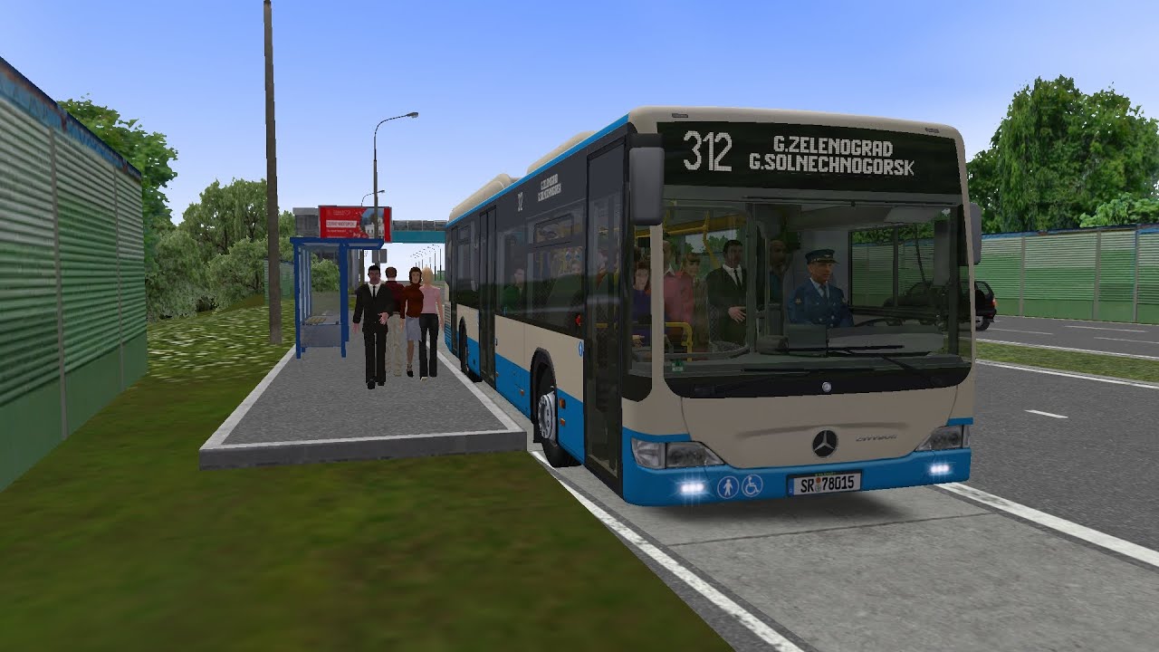 OMSI 2 | Mercedes-Benz O530 Citaro LE | Солнечногорск | Маршрут 312