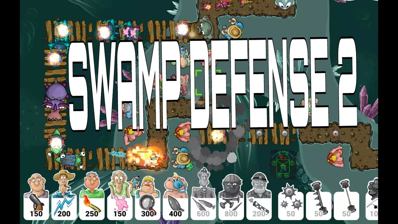 Swamp Defense 2 - HD Android Gameplay - Tower Defense Games - Full HD Video (1080p)