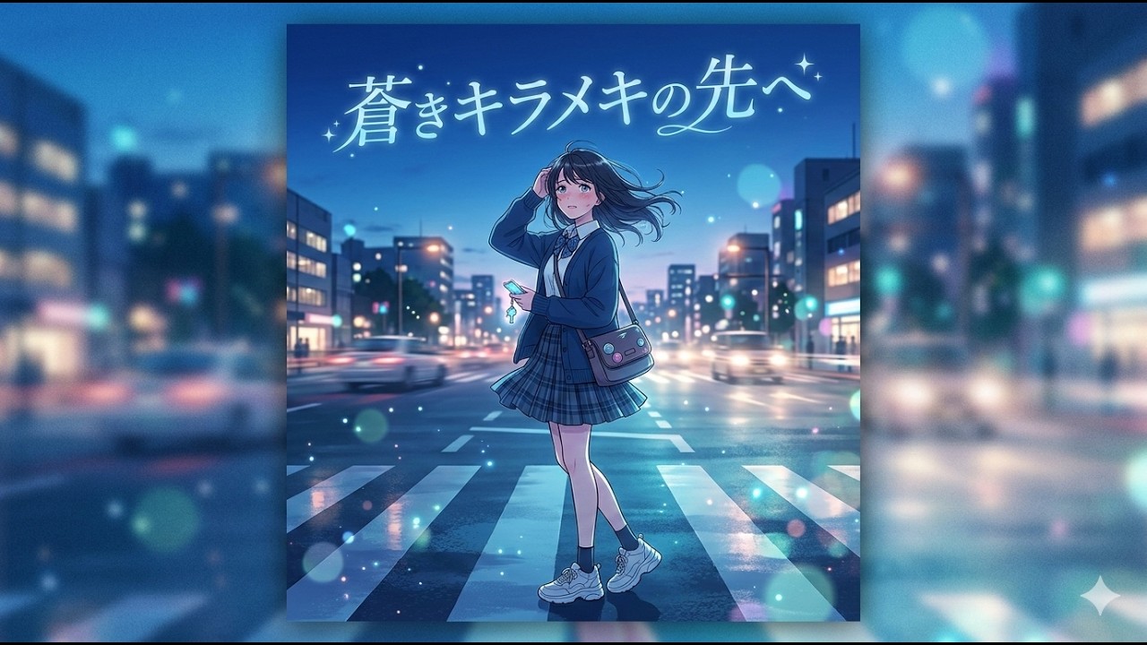 蒼きキラメキの先へ / オリジナルアニソンOP風ロック【オリジナル曲】