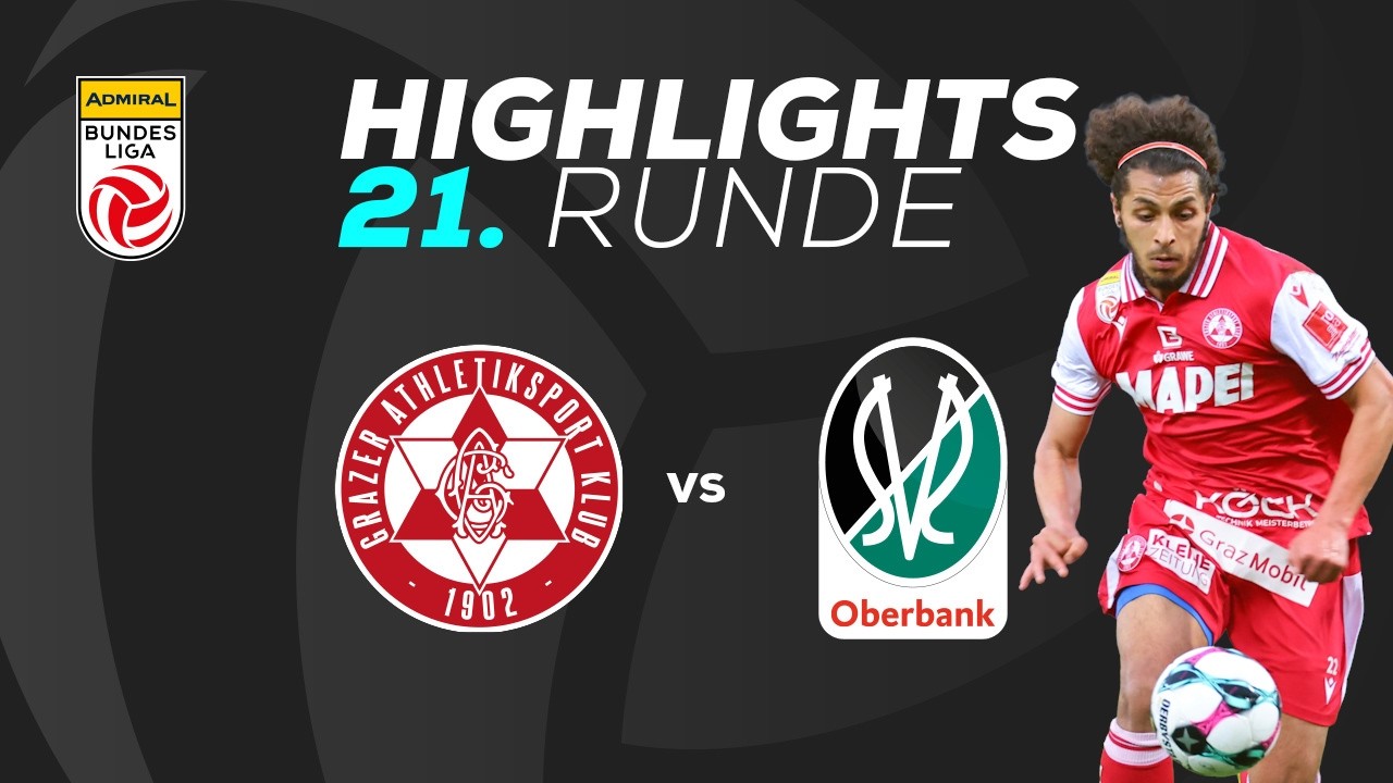 GAK 1902 - SV Oberbank Ried 21. Runde ADMIRAL Bundesliga 2025/26