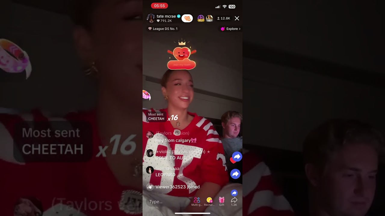 Tate McRae - TikTok Live (24 January 2025)
