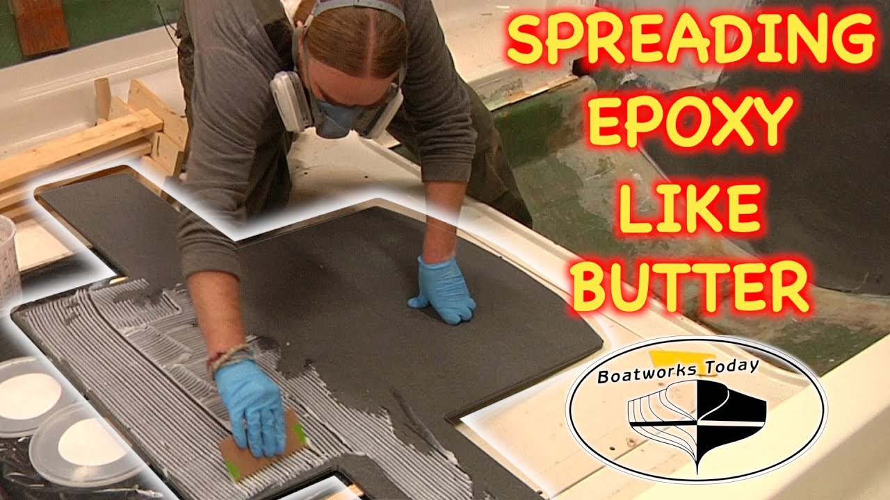 COOSA TRANSOM ON BERTRAM MOPPIE 25 GOING IN! (Minor Epoxy Hiccup)