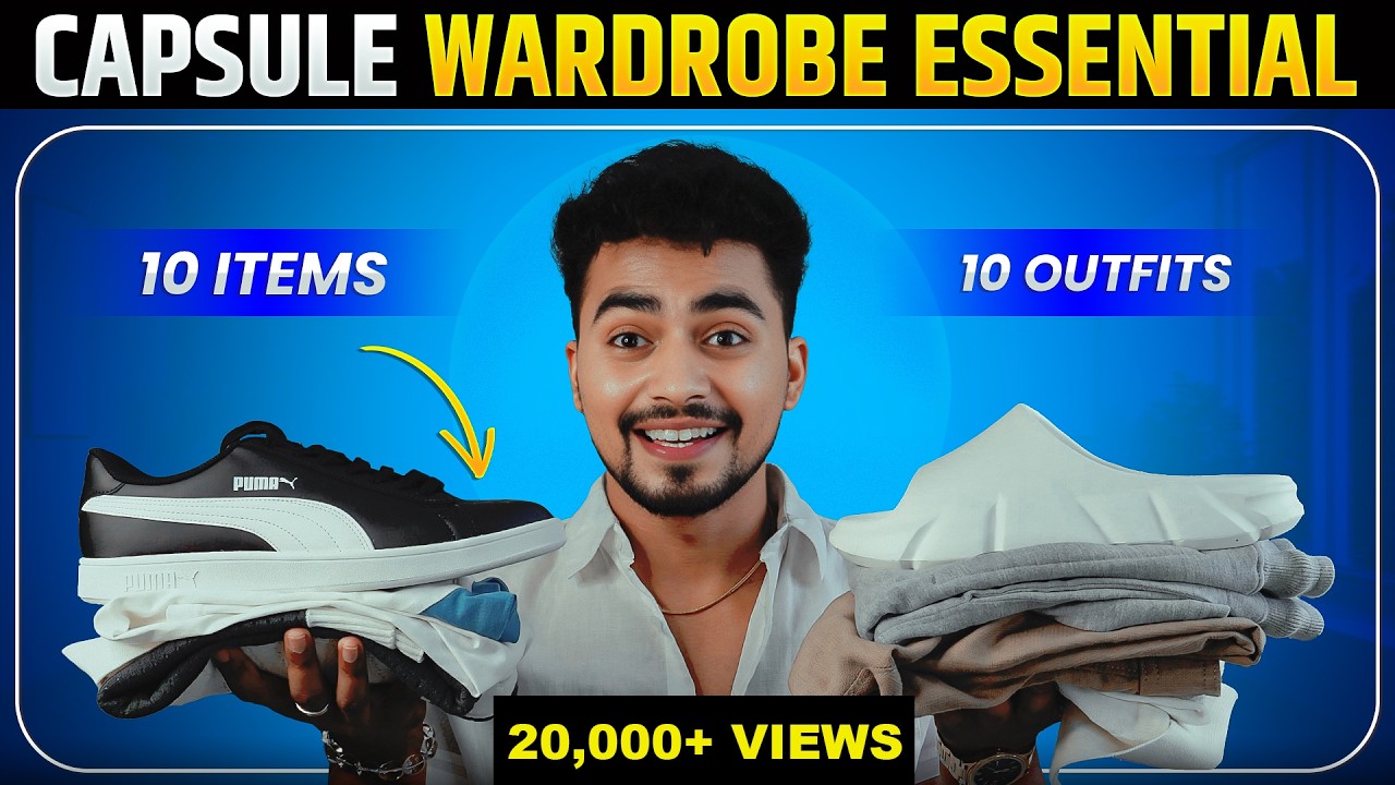 🔥10 ITEMS - 10 OUTFITS🔥 - SUMMER/MONSOON Wardrobe Essentials Under Budget | Capsule Wardrobe for MAN