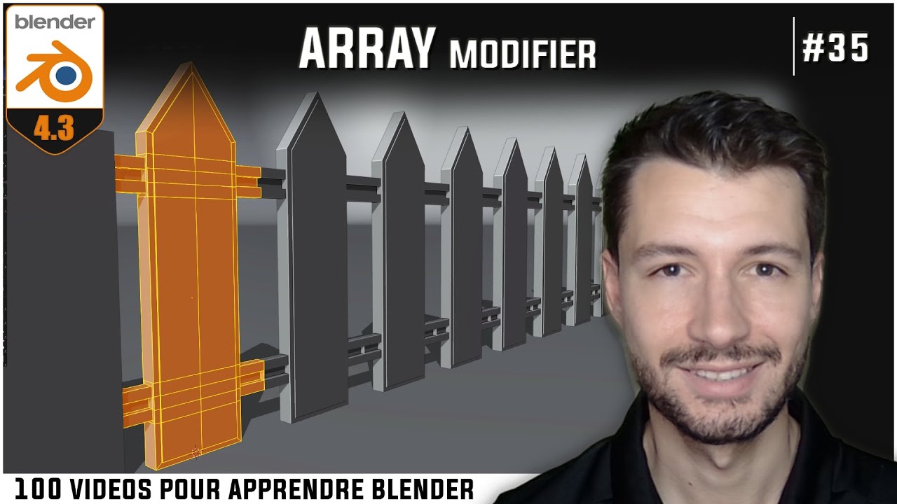 #35 | ARRAY MODIFIER - Apprendre Blender en 100 vidéos [TUTO FR]