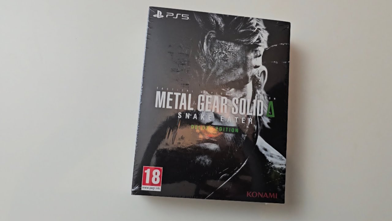 MGS 3 /\ Sneak Eater🐍unboxing edycji deluxe PS5