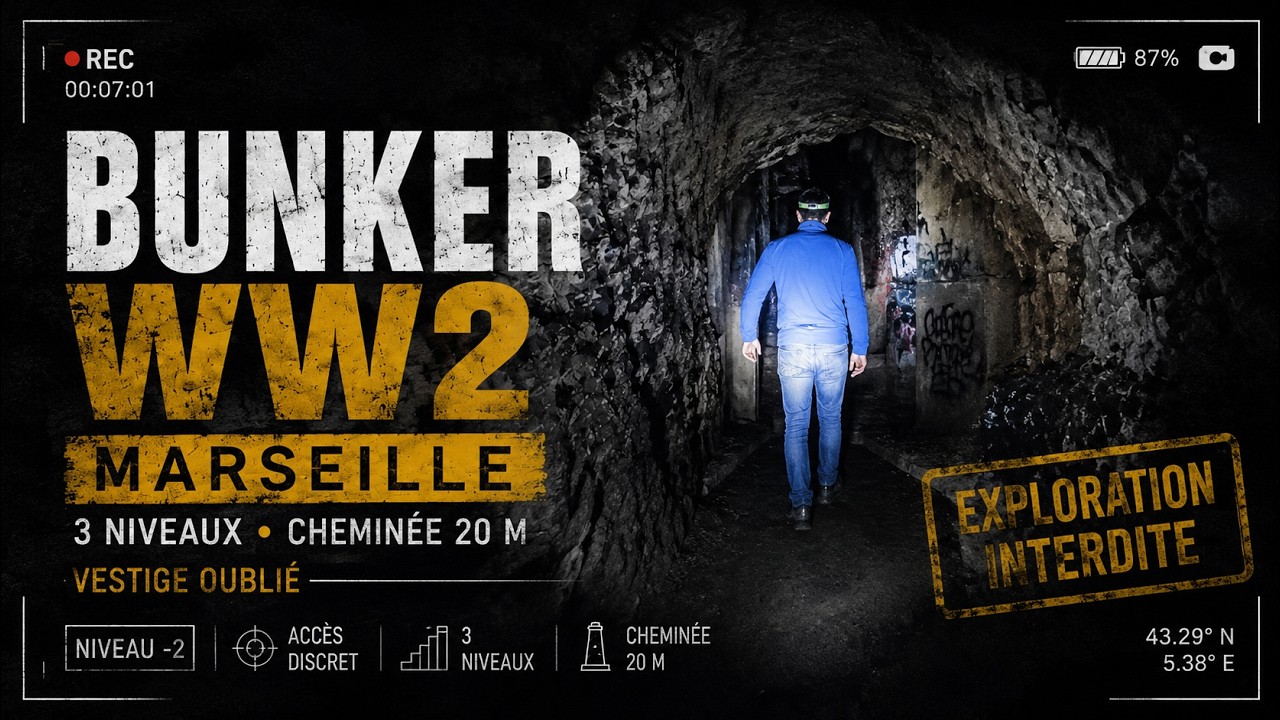 Bunker secret sur les hauteurs de Marseille 🧭 Exploration d’un vestige oublié (WW2)