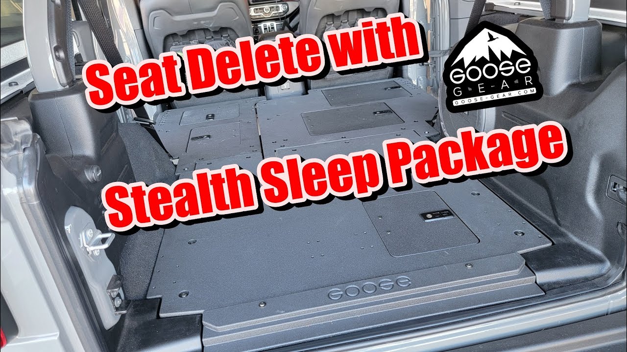 Goose Gear - Stealth Sleep Package on the Jeep Wrangler Unlimited