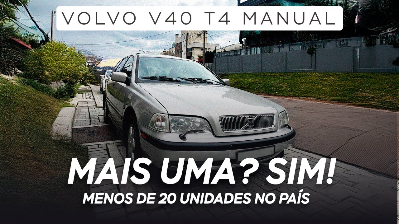 A TERCEIRA VOLVO DO CANAL? COMPRAMOS OUTRA V40 T4 E ESSA É MANUAL!!