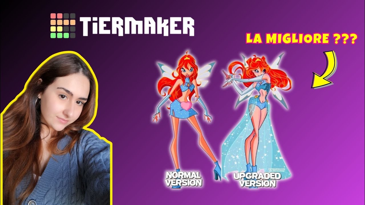 VALUTO LE TRASFORMAZIONI FAN MADE DELLE WINX! 🌟 Tier List